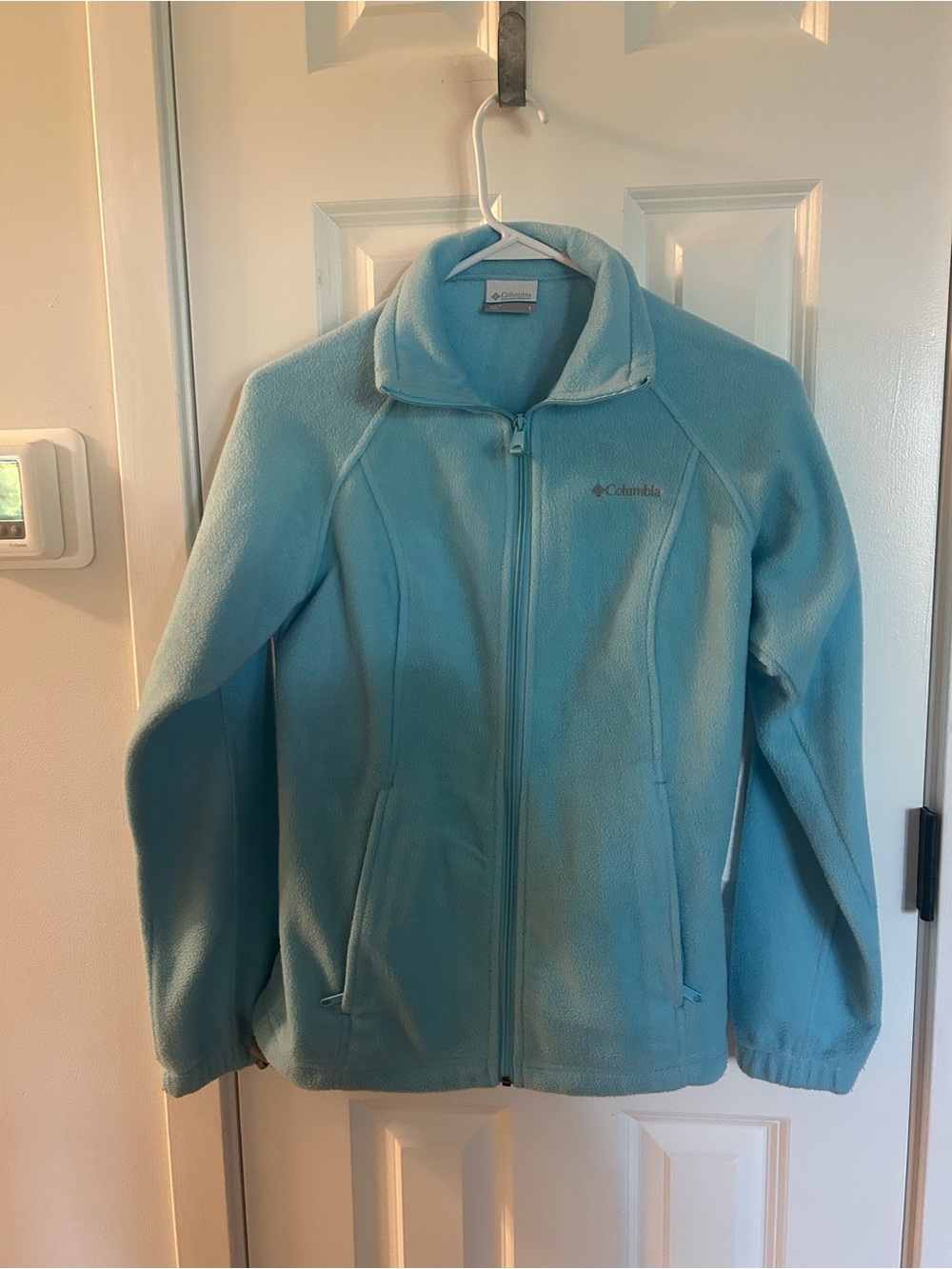 Columbia Women’s Aqua Blue Full-Zip Fleece Jacket